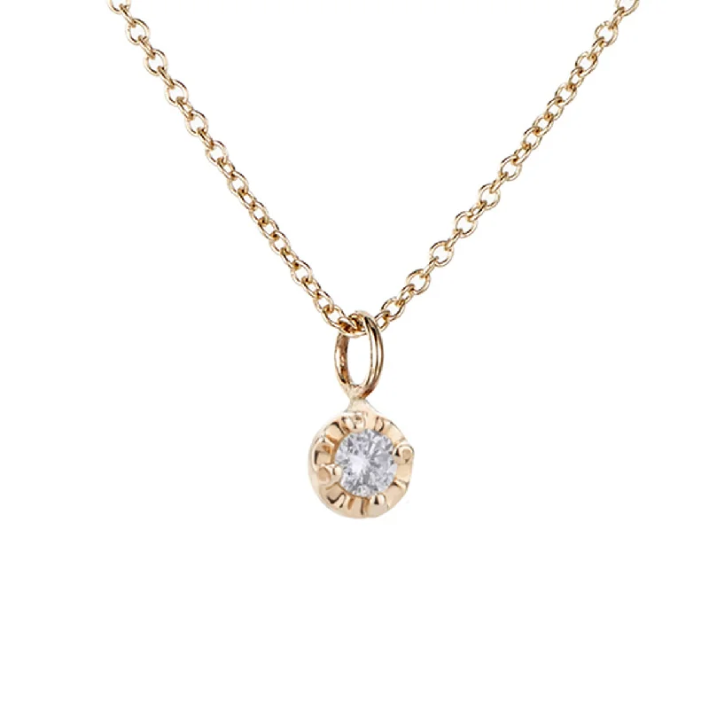 High-Quality Jewelry At A Fraction Of The Cost Prong Necklace, White Diamond