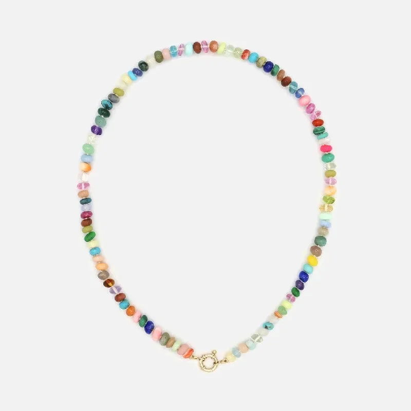 Unmissable Discounts On Timeless Jewelry Pieces Small Magical Mixy Gemstone Necklace