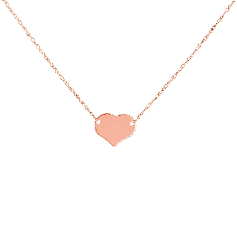 Seasonal Jewelry Deals – Elevate Your Style Solid Heart Necklace
