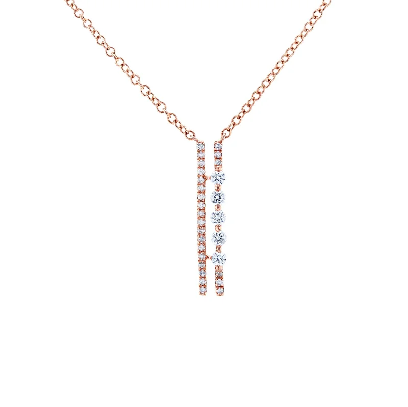 Upgrade Your Jewelry Collection For Less Starry Diamond Parallel Y-Necklace