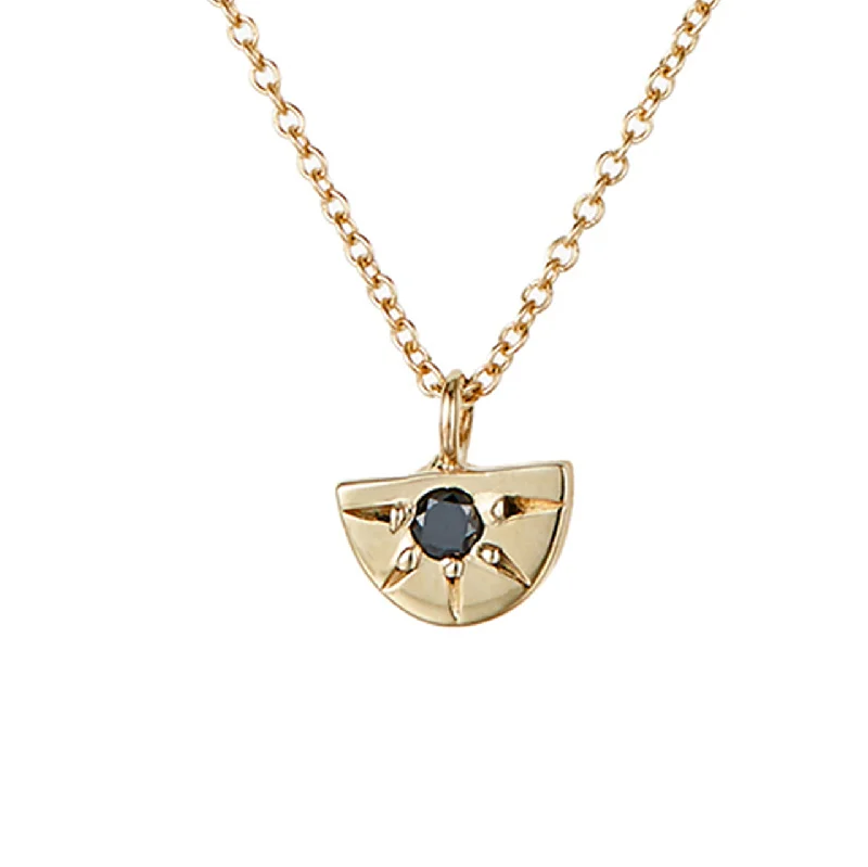 Chic, Trendy, And Affordable Jewelry Sale Sunrise necklace, black diamond