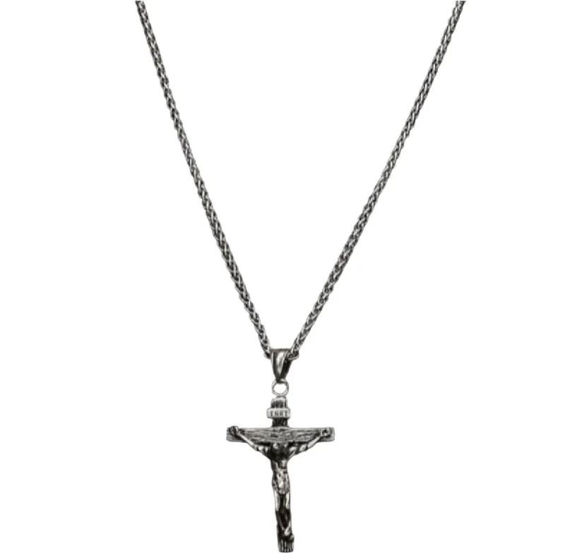The Biggest Jewelry Sale Of The Year Is Here Theo Crucifix Necklace in 925 Sterling Silver