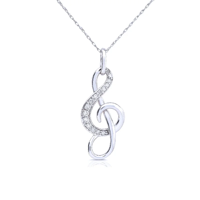 Affordable Luxury Jewelry For Every Occasion Diamond Musical Note (Treble Clef)