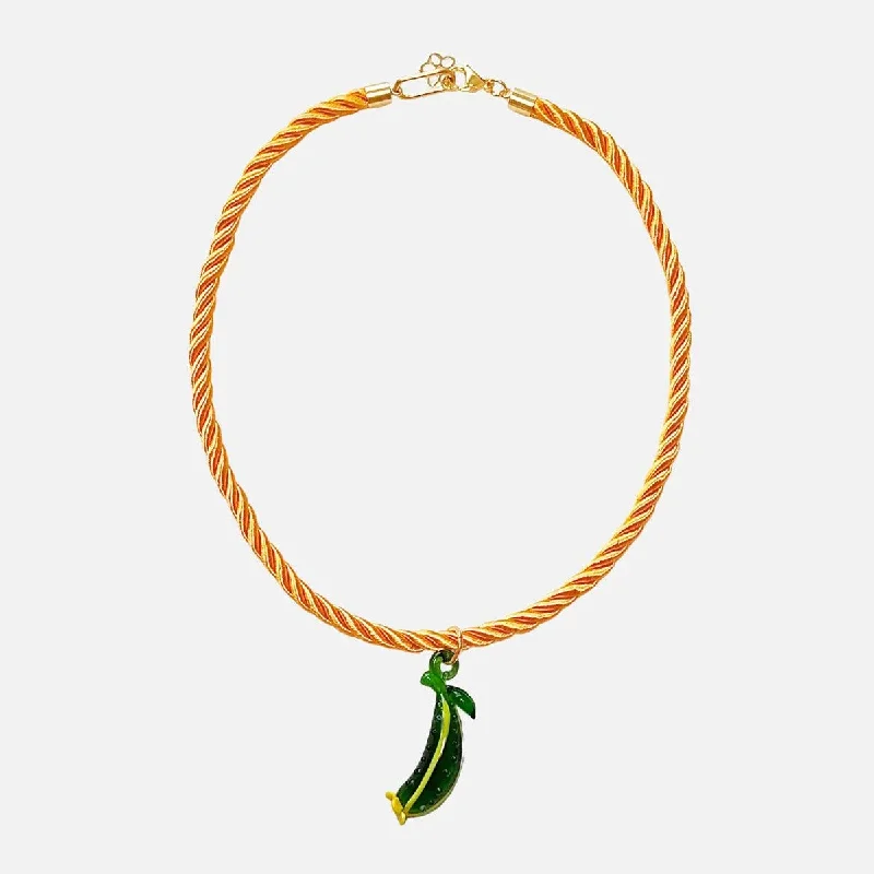 Shop Stylish Jewelry Now And Save Big Veggie Necklace, Zucchini