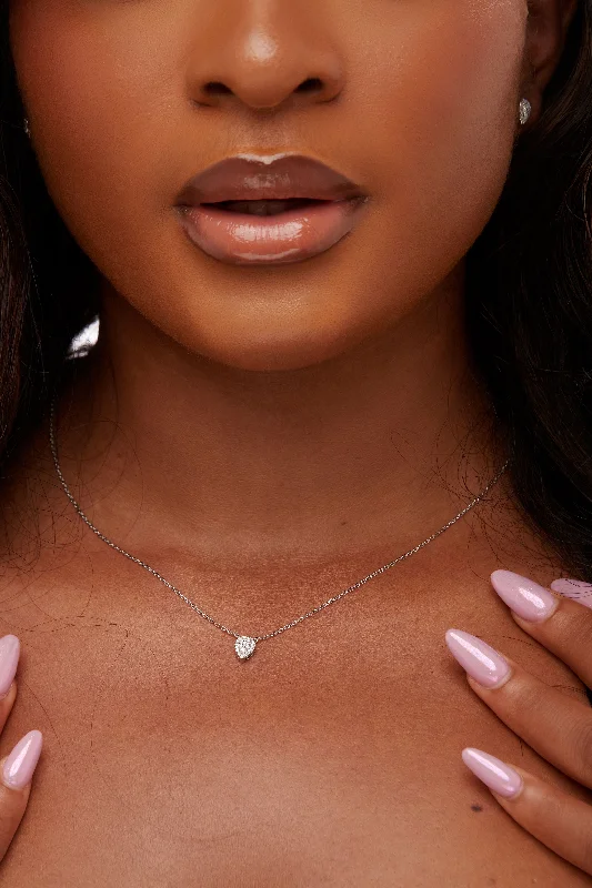 Flash Jewelry Sale – Get Stunning Pieces At Low Prices Velar Moissanite Pendant Necklace in 925 Sterling Silver