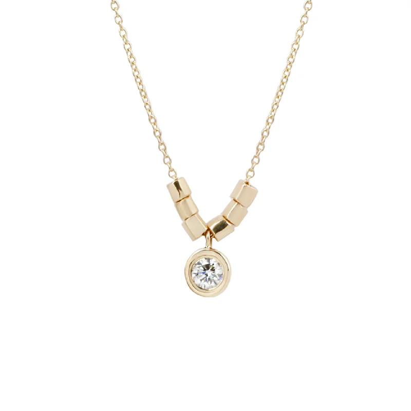 Affordable Luxury Jewelry – Style At A Great Price White diamond pebble necklace