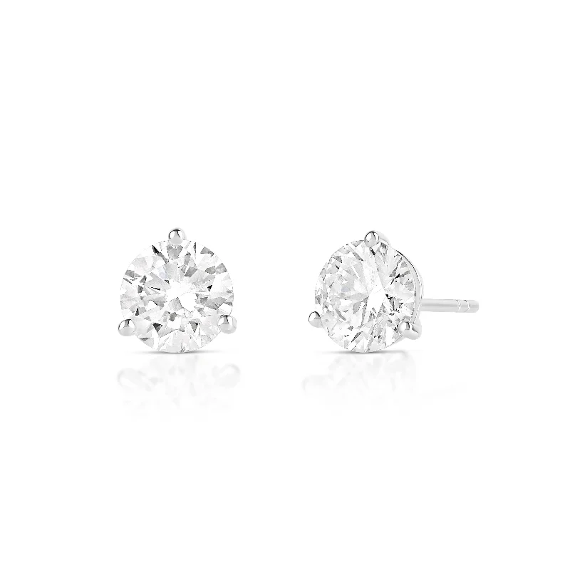 Luxury Jewelry Sale – Sparkle For Less 2ctw Lab Diamond Studs (PAIR) - IGI Certified