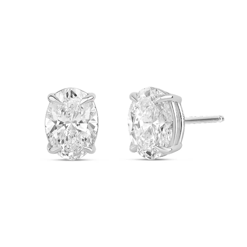 Shop Modern Jewelry Collections With Exclusive Discounts 2ctw Oval Lab Diamond Studs (PAIR) - IGI Certified