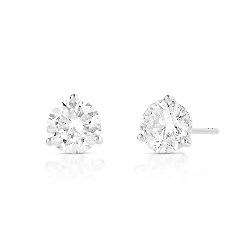 Grab Your Dream Jewelry At The Lowest Prices 3ctw Lab Diamond Studs (PAIR) - IGI Certified