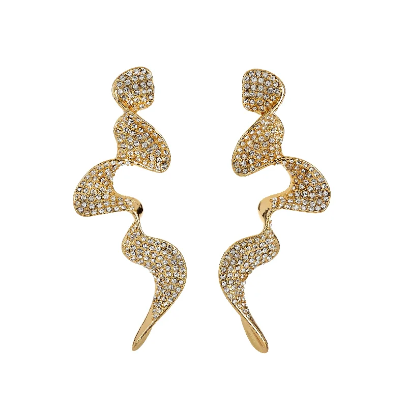 Unique Jewelry For Less – Shop The Sale Now Abstract Twist Drop Pierced Earrings