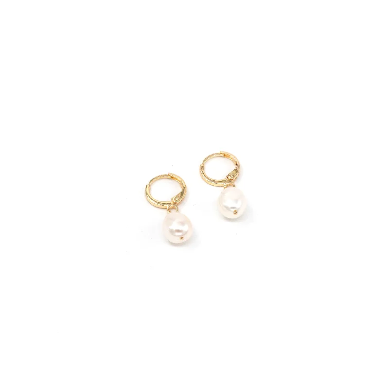 Jewelry Sale – Exclusive Styles At Lower Prices Alina Pearl Huggie Hoop Earrings
