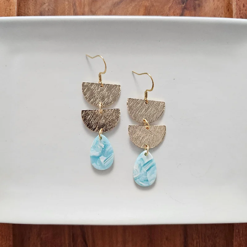 Chic And Stylish Jewelry At Exclusive Prices Aria Earrings - Aquamarine