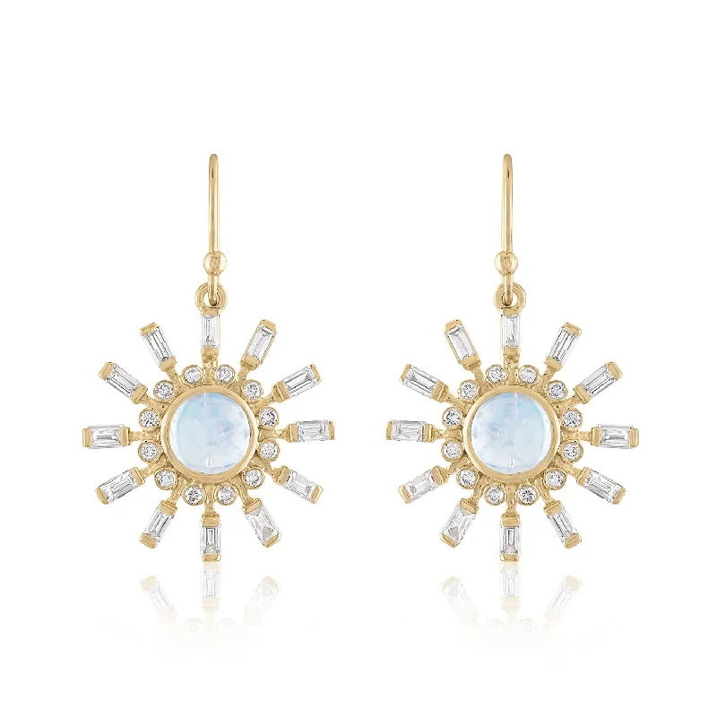Flash Sale On Stunning Jewelry – Don't Miss Out AURA MOONSTONE AND DIAMOND EARRINGS