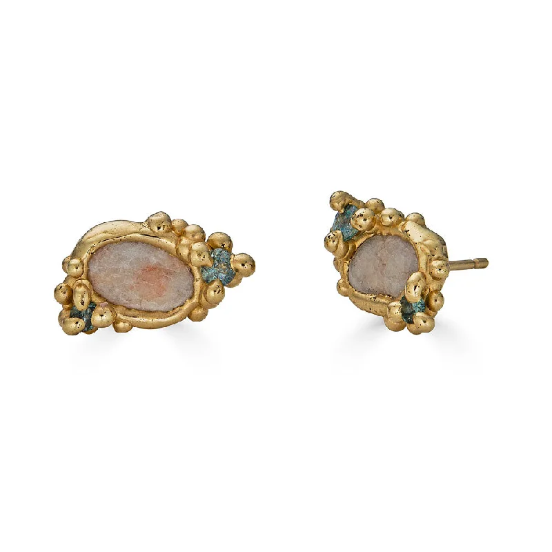 Your Dream Jewelry At Dream Prices – Shop Now Beach Stone Froth Studs, 14k