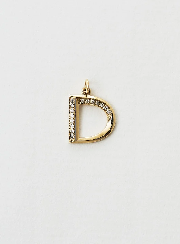Unmissable Jewelry Sale – Shop Before It's Too Late Diamond letter D 18K Gold Necklace or Pendant w. Diamond Unmissable Jewelry Sale – Shop Before It's Too Late Diamond letter D 18K Gold Necklace or Pendant w. Diamond