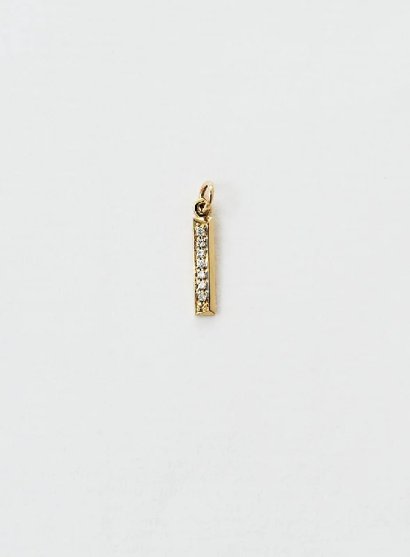 Jewelry Clearance Sale – Final Reductions Diamond Letter I 18K Gold Necklace or Pendant w. Diamond Jewelry Clearance Sale – Final Reductions Diamond Letter I 18K Gold Necklace or Pendant w. Diamond