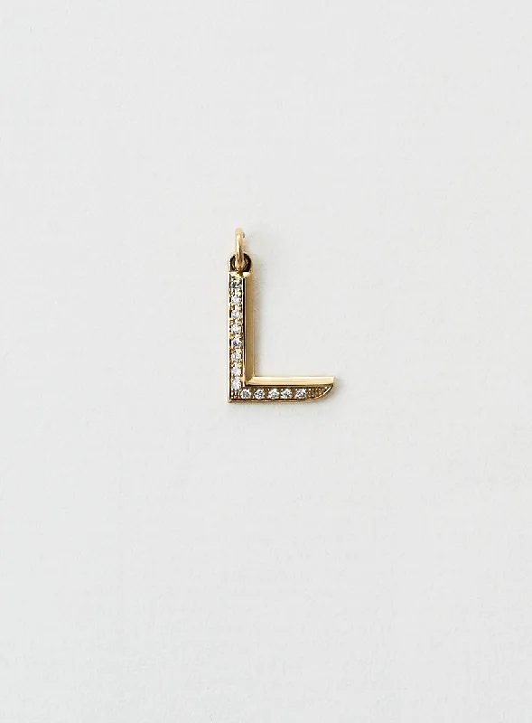 Shop Fine Jewelry With Exclusive Savings Diamond Letter L 18K Gold Necklace or Pendant w. Diamond Shop Fine Jewelry With Exclusive Savings Diamond Letter L 18K Gold Necklace or Pendant w. Diamond