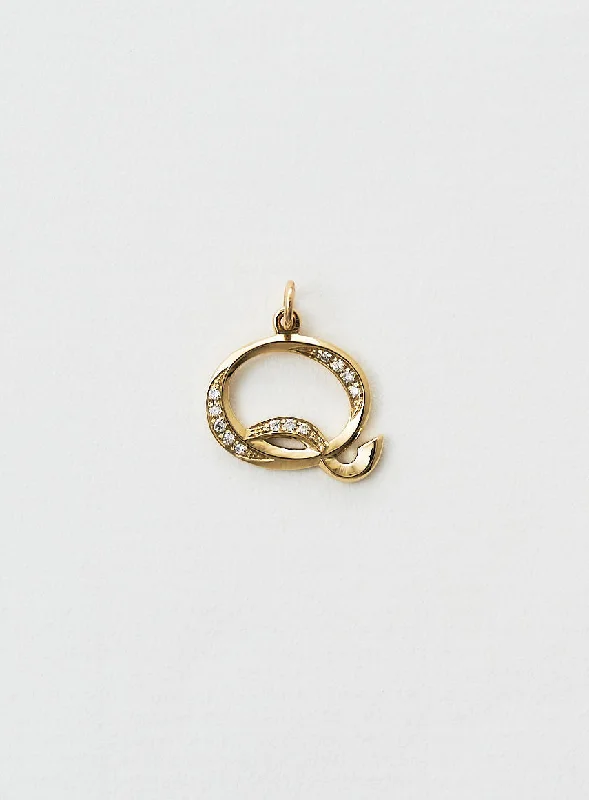 Handcrafted Jewelry Sale – Unique Designs At Low Prices Diamond Letter Q 18K Gold Necklace or Pendant w. Diamond Handcrafted Jewelry Sale – Unique Designs At Low Prices Diamond Letter Q 18K Gold Necklace or Pendant w. Diamond