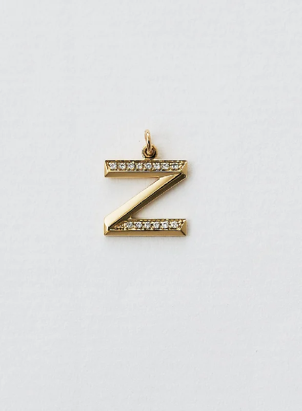 Shop Elegant Jewelry At Unbeatable Prices Diamond Letter Z 18K Gold Necklace or Pendant w. Diamond Shop Elegant Jewelry At Unbeatable Prices Diamond Letter Z 18K Gold Necklace or Pendant w. Diamond