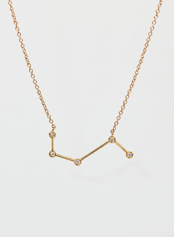 Jewelry Sale Bonanza – Grab Your Sparkle Now Star Sign Aries 18K Gold Necklace w. Diamond Jewelry Sale Bonanza – Grab Your Sparkle Now Star Sign Aries 18K Gold Necklace w. Diamond