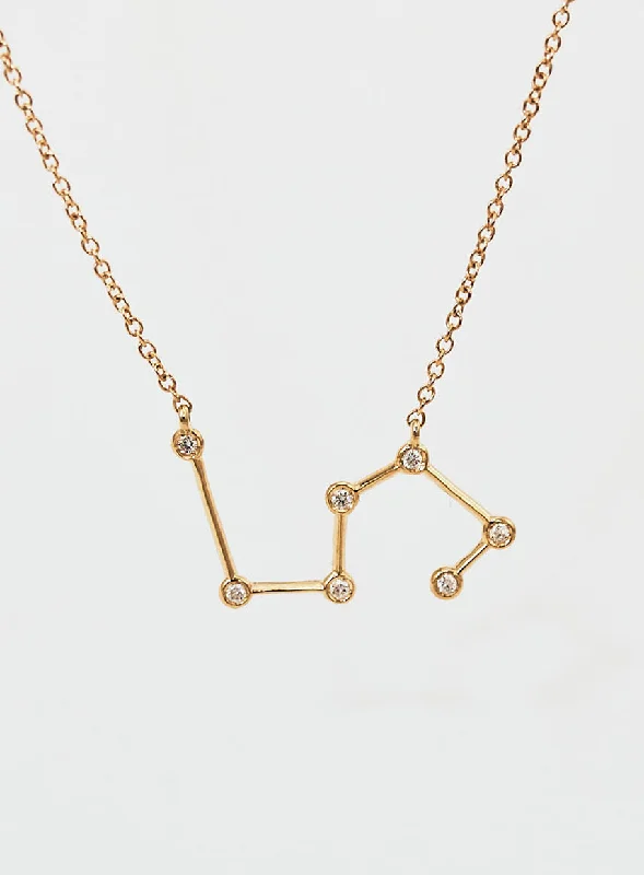 Glamorous Jewelry, Glamorous Deals – Shop Now Star Sign Leo 18K Gold Necklace w. Diamond Glamorous Jewelry, Glamorous Deals – Shop Now Star Sign Leo 18K Gold Necklace w. Diamond