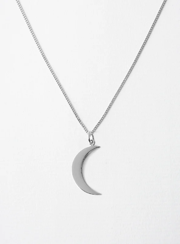 Huge Savings On Premium Jewelry Styles Big Moon Silver Necklace