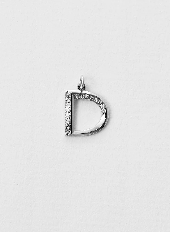 Buy More, Save More – Special Jewelry Discounts Diamond Letter D 18K Whitegold Necklace or Pendant w. Diamond Buy More, Save More – Special Jewelry Discounts Diamond Letter D 18K Whitegold Necklace or Pendant w. Diamond