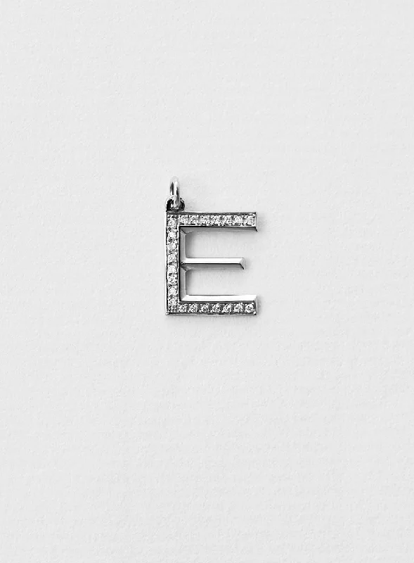 Elegant Designs, Unbeatable Discounts – Shop Jewelry Now Diamond Letter E 18K Whitegold Necklace or Pendant w. Diamond Elegant Designs, Unbeatable Discounts – Shop Jewelry Now Diamond Letter E 18K Whitegold Necklace or Pendant w. Diamond