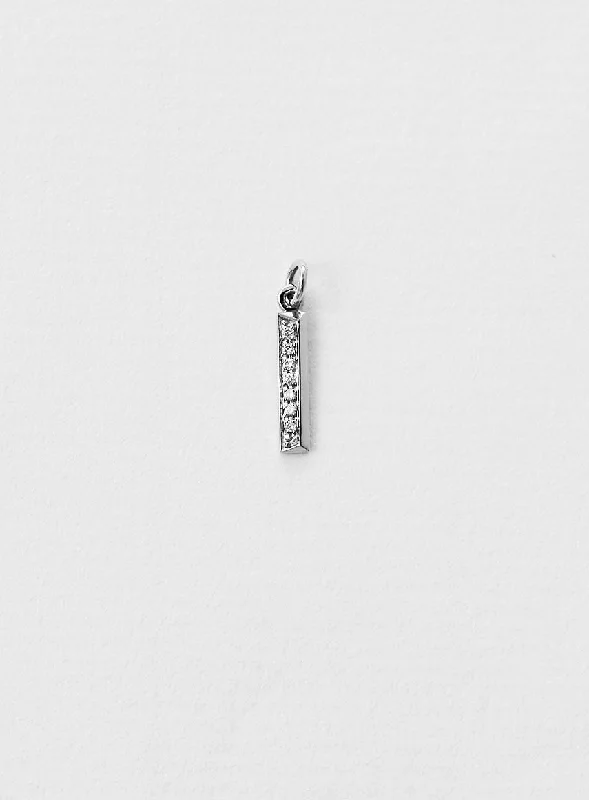 Elegant Jewelry Pieces At Unbelievable Prices Diamond Letter I 18K Whitegold Necklace or Pendant w. Diamond Elegant Jewelry Pieces At Unbelievable Prices Diamond Letter I 18K Whitegold Necklace or Pendant w. Diamond