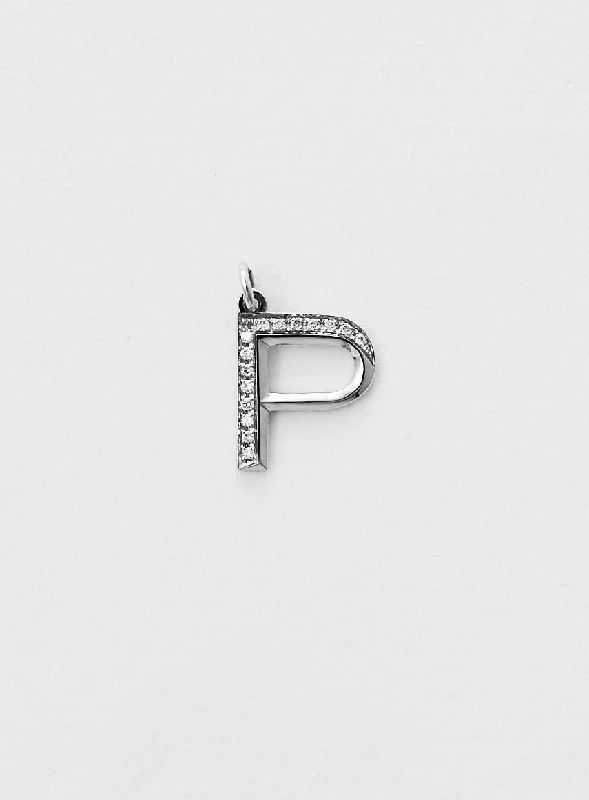 Trending Jewelry Styles Now At Limited-Time Discounts Diamond Letter P 18K Whitegold Necklace or Pendant w. Diamond Trending Jewelry Styles Now At Limited-Time Discounts Diamond Letter P 18K Whitegold Necklace or Pendant w. Diamond