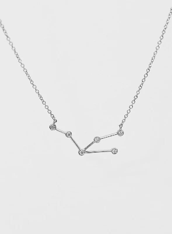 The Ultimate Jewelry Sale – Shop Premium Styles Star Sign Taurus 18K Whitegold Necklace w. Diamond The Ultimate Jewelry Sale – Shop Premium Styles Star Sign Taurus 18K Whitegold Necklace w. Diamond