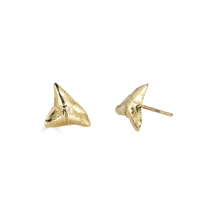 Luxury Handcrafted Jewelry For Elegant Looks Bull Shark Earrings, 14k