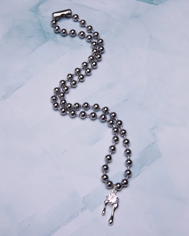 Your Dream Jewelry At Dream Prices – Shop Now Crystal Drip Ball Chain Necklace