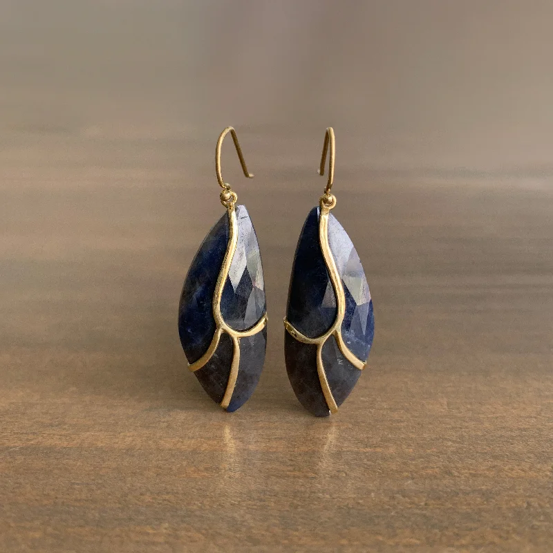 Last Chance To Shop High-End Jewelry At Markdown Prices Dark Blue Sapphire Butterfly Earrings