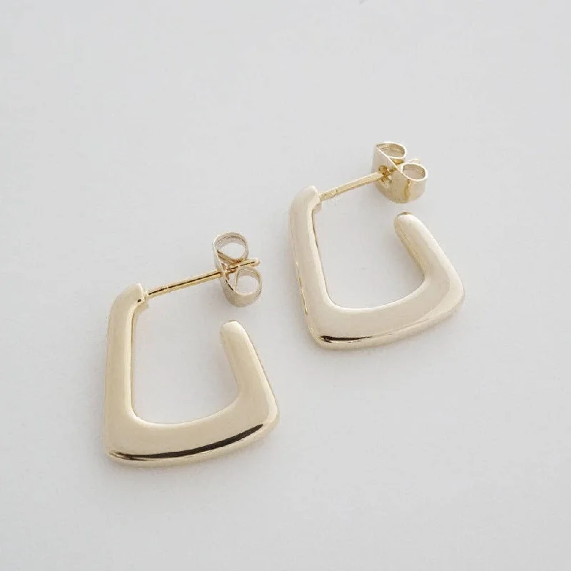Special Deals On Handcrafted And Designer Jewelry Gold Demi Hoop Earrings