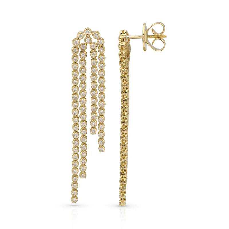Grab Your Dream Jewelry At The Lowest Prices Diamond Double Drop Earrings