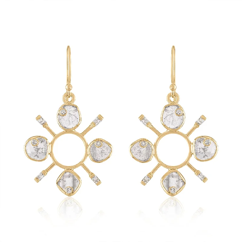 Huge Savings On Timeless Jewelry Collections NERIAH DIAMOND SLICE DANGLE EARRINGS