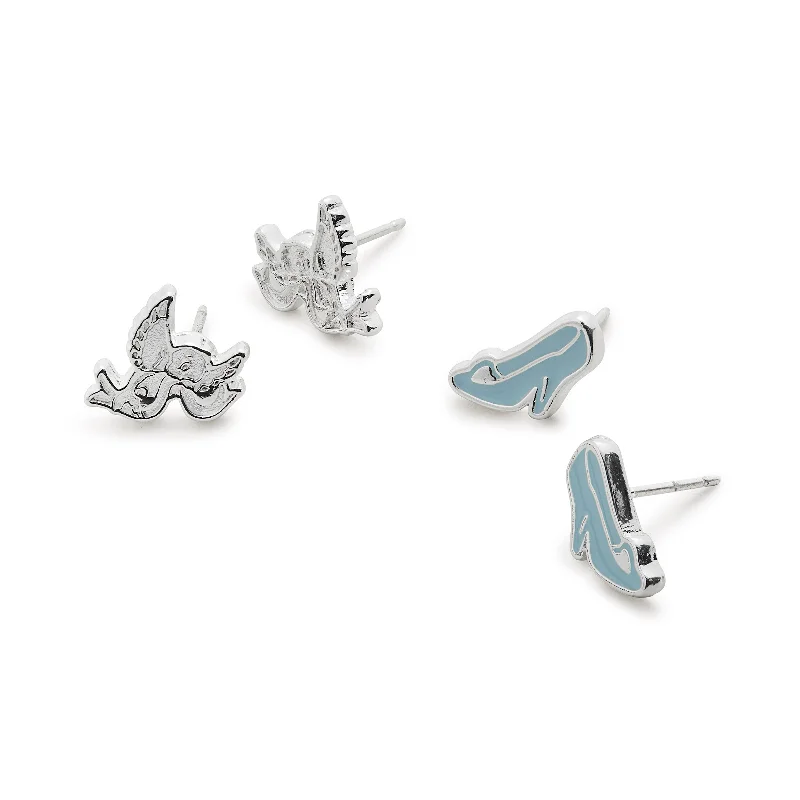 Elegant Rose Gold Jewelry For A Stylish Touch Disney® Cinderella Earring Set