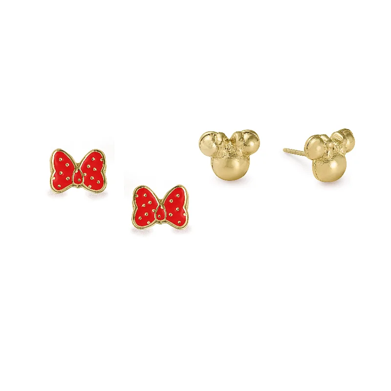 Eco-Friendly Sustainable Jewelry For Conscious Buyers Disney® Minnie Mouse Earring Set Eco-Friendly Sustainable Jewelry For Conscious Buyers Disney® Minnie Mouse Earring Set