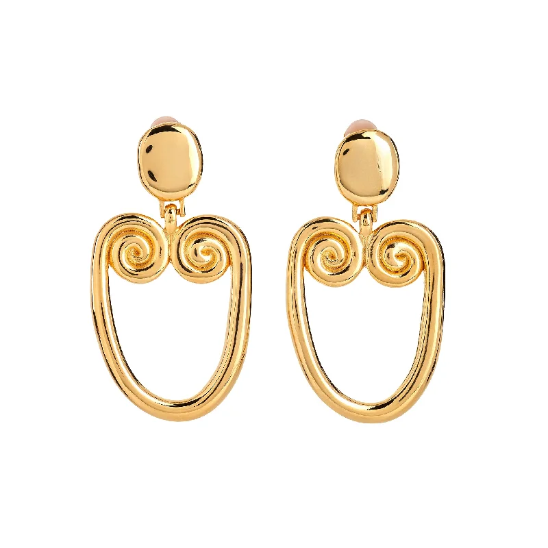 Affordable Elegance – Special Jewelry Sale Now Live Double Swirl Clip On Earrings