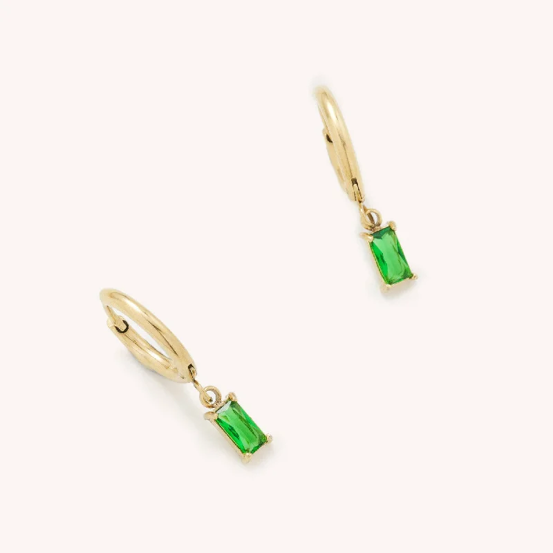 Fashion-Forward Jewelry At Incredible Prices Eden Emerald Gem Huggies