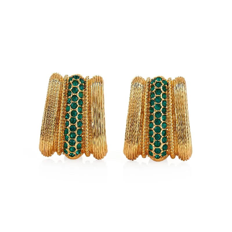 Holiday Jewelry Sale – Perfect Gifts At Great Prices Emerald Gemstone Center Clip Earrings