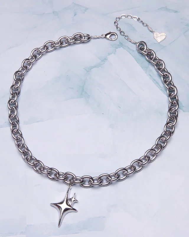 Waterproof Stainless Steel Jewelry For Lasting Beauty Emoji Sparkle Necklace