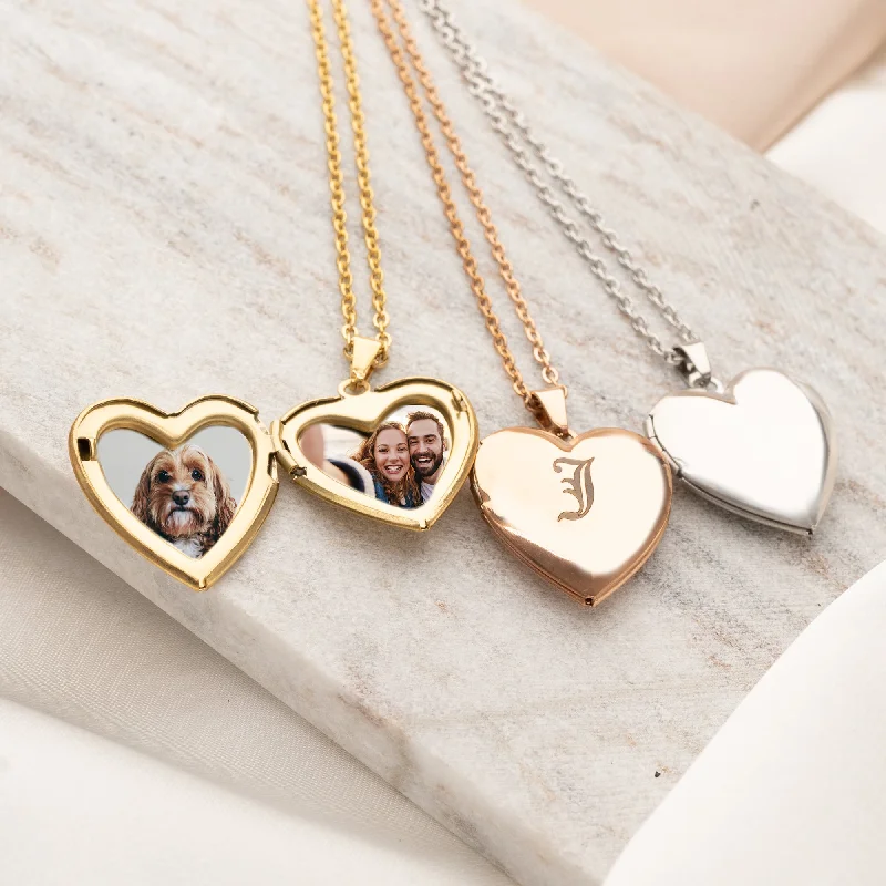 Dazzle With Discounts – Shop Jewelry On Sale Photo Heart Necklace