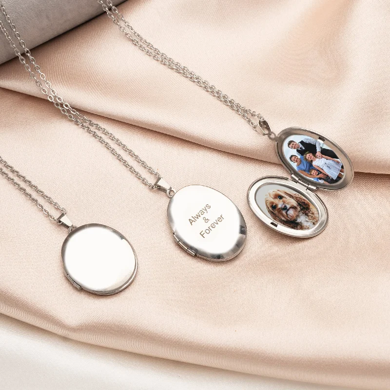 Fine Jewelry, Limited-Time Offers Available Oval Picture Necklace