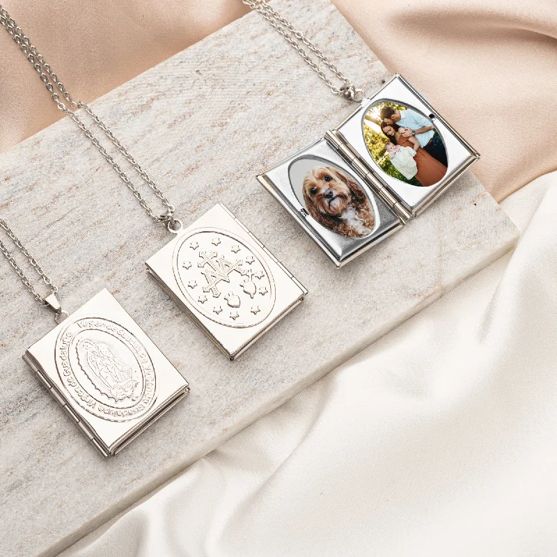 Flash Deals On Fine Jewelry – Shop Before It's Gone Religious Bible Locket Necklace