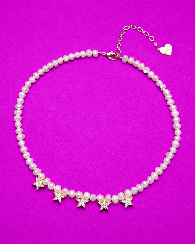 The Perfect Jewelry Piece At The Perfect Price Five Star Pearl Necklace