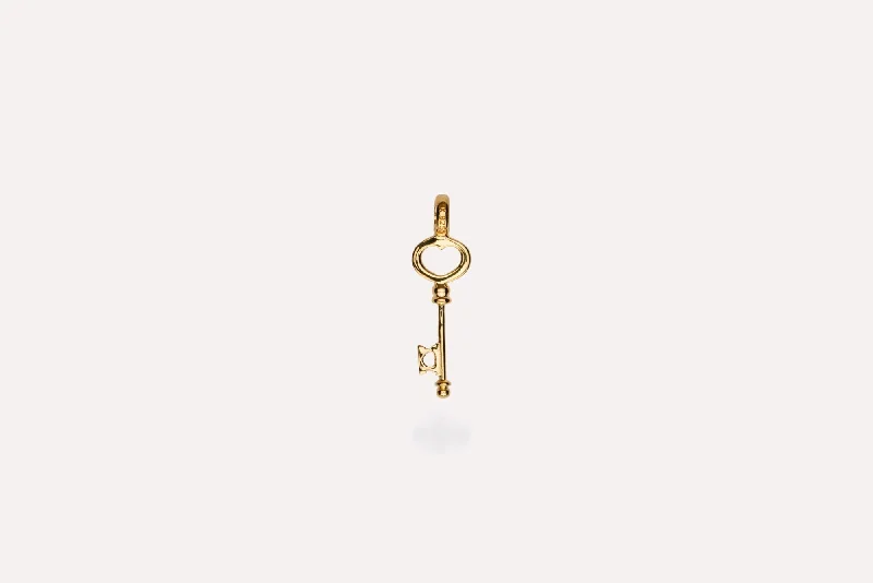 Exclusive Gemstone Jewelry At Special Prices IX Key Gold Plated Pendant