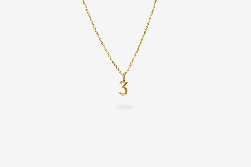 Grab Your Favorite Jewelry At The Lowest Prices IX Lucky Number 3 Gold Plated Pendant Grab Your Favorite Jewelry At The Lowest Prices IX Lucky Number 3 Gold Plated Pendant