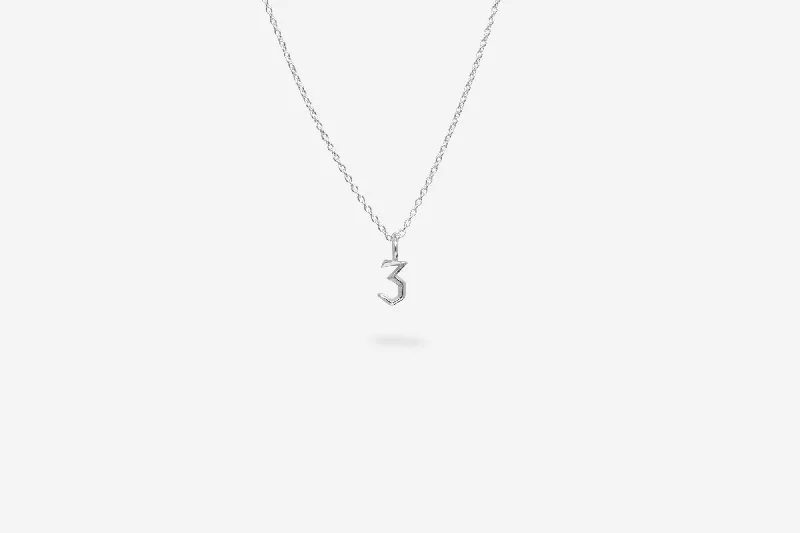 Luxury Jewelry At Unbeatable Discounts IX Lucky Number 3 Pendant